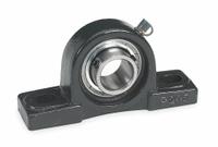 DAYTON Pillow Block Bearing: 1/2 in Bore, Cast Iron, Set Screws, 1 3/16 in Shaft Ht, 200°F Max Temp (MPN 3CUR1). Key specifications — Brand: DAYTON; Mounting Bolt Size: 3/8 in; System of Measurement: Inch.