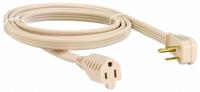 APPROVED VENDOR Extension Cord: Indoor Use, 12 ft Lg, Outlet, 5-15P, 14/3, SPT-3, Beige, 125V AC (MPN 3AY49). Key specifications — Brand: APPROVED VENDOR; Temperature Rating: 32° to 167°F; NEMA Plug Configuration: 5-15P.
