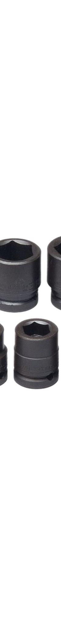 WRIGHT Impact Socket Set: 3/4 in Drive Size, Small Set (0-50 pieces) Set Size, 19 Pieces, Metric (MPN 655). Key specifications — attr1204251: WRIGHT; attr1215453: 3/4 in; attr1215454: 17 mm to 41 mm; attr1224229: Friction.