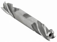 OSG Square End Mill: Cobalt, Double End, 4 Flute, 19/32" Mill Dia, 1-3/8" LOC, 5" OAL (MPN 5427300)