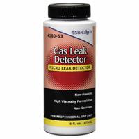 NU-CALGON Gas Leak Detector: 6 oz, Dauber Bottle, 0°F to 250°F Temp. Range, Yellow (MPN 4180-53). Key specifications — Brand: NU-CALGON.