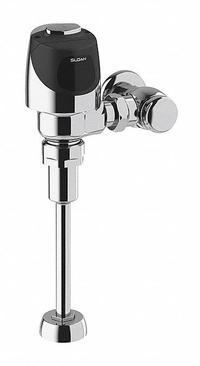 SLOAN Automatic Flush Valve: G2, 1 gpf Gallons per Flush, Battery, 11 1/2 in Rough-In, Exposed, Top (MPN G2 8186-1). Key specifications — Spud Location: Top; Brand: SLOAN.