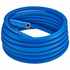 Hygienic PVC Coated Flex Conduit: 1 1/4 in Trade Size, Blue/White, 25 ft Nominal Lg (MPN S61200CTHG). Key specifications — Conduit Color: Blue; White; Brand: CALBRITE.