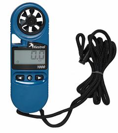 KESTREL Anemometer: Rotating Vane, Over 100 fpm, Mini Vane Vane, 0810, NIST, LCD, 6,000 to 8,000 fpm. Key specifications — Calibration Certificate Type: NIST; Data Logging: No; Manufacturer Part Number: 0810; Brand: KESTREL; Temperature Accuracy: +/ 0.9°; Digital Display Screen Type: LCD; Display Type: Digital; Includes: Lanyard.