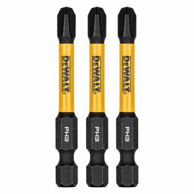 DEWALT Power Bit: Power Bit, PH3 Bit Industry Size, #3 Bit Size, Std, 2 1/4 in Overall Lg - Impact Bits