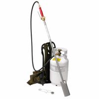 FLAME ENGINEERING Torch Kit w/ Cylinder: Wide Brush Flame, External Lighter, Fixed Tip (MPN BP 2512 SVC). Key specifications — Brand: FLAME ENGINEERING; Manufacturer Part Number: BP 2512 SVC; Compatible Fuel Type: Propane; Flame Adjustment: Adjustable Flame; Tip Type: Fixed Tip.