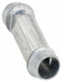 RACO Offset Nipple: 1/2 in Trade Size, Zinc, 2 13/32 in Overall Lg, Offset Nipple, Plain Zinc (MPN 1452). Key specifications — Standards: UL Listed; Thread Size: 1/2"-14; Thread Type: NPS; Brand: RACO; Finish: Plain; Item: Offset Nipple.