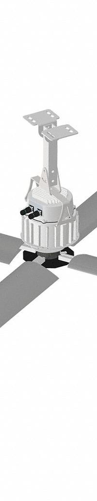 SKYBLADE Ceiling Fan: 29,942 cfm Airflow, 7 ft Blade Dia, Variable Speeds, 120V AC, Single Phase (MPN G420-0721-412-1). Key specifications — Voltage: 120V AC; Light Kit: No; Series: G420; Number of Speeds: Variable; Phase: Single; Current: 8.2 A; Brand: SKYBLADE.