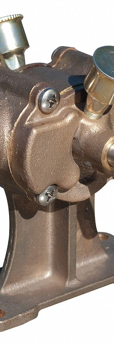 DAYTON Impeller Pump: 1/2 hp Req - Pedestal-Mount Flexible Impeller Utility Pumps