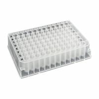 MTC BIO Deep-Well Well Plate: Non-Sterile, 96 Wells, 1.1 mL, 8.45 mm Dia, RNase/DNase Free, Round (MPN D3096-21). Key specifications — Brand: MTC BIO; Body Color: Colorless; RNase/DNase Free: Yes; Well Shape: Round; Material: Polypropylene.