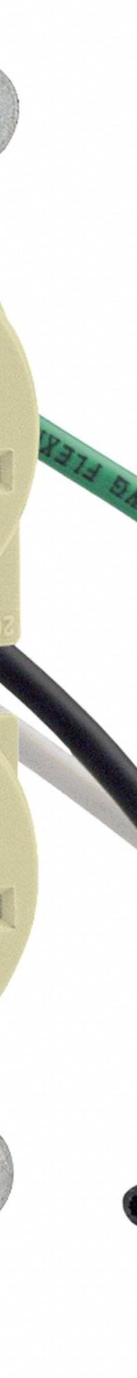 LEVITON Duplex Receptacle Outlet: Duplex, 5-20, Ivory, 125V AC, 20 A, 2 Pole / 3 Wire (MPN 5362-LI)