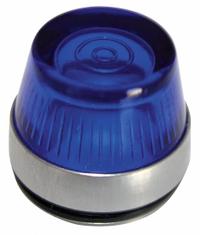 EATON Pilot Light Lens: 30 mm Panel Mounting Hole Dia, Blue, Fresnel, Incandescent/LED (MPN 10250TC16N). Key specifications — Brand: EATON; Compatible with Series: 10250T PresTest; Lens Material: Glass.