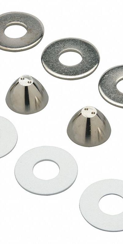 ZURN Vandal Proof Hardware: wall, VP-PARTSBAG-5/8 - Plumbing