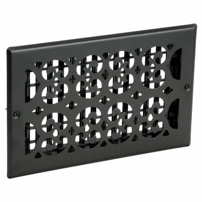 DECOR GRATES Sidewall/Ceiling Register: Wall, 11 1/2 in H, 7 1/2 in W, Decorative, Textured - Sidewall/Ceiling Registers
