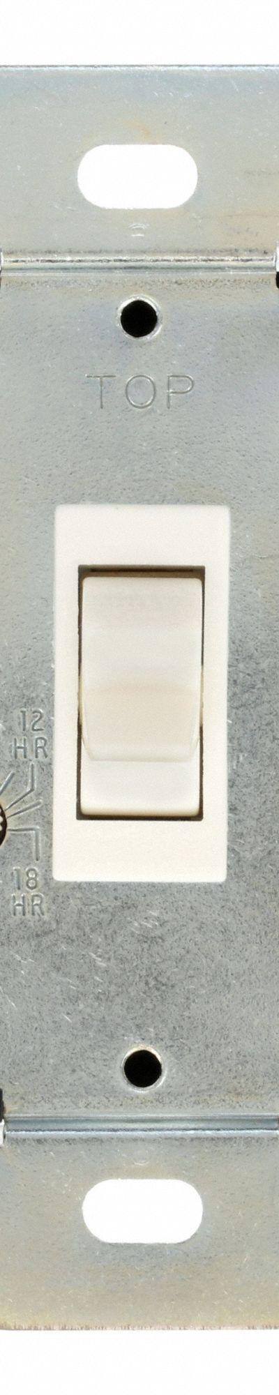 TORK Countdown Timer: 18 hr Max - Electromechanical Timers without Wall Plates