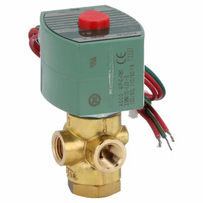 REDHAT Solenoid Valve: 3-Way, Configurable, 1/4 in Pipe Size, 110V AC/120V AC - 3-Way/2-Position, Configurable Solenoid Valves