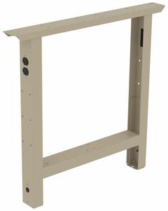 TENNSCO Adjustable Straight Leg: Adj Ht, Leg Extender, 3 in Overall Wd, 30 in Overall Dp, Steel (MPN AL-3230 SAND). Key specifications — Brand: TENNSCO; Material: Steel; Includes Mounting Hardware: No.