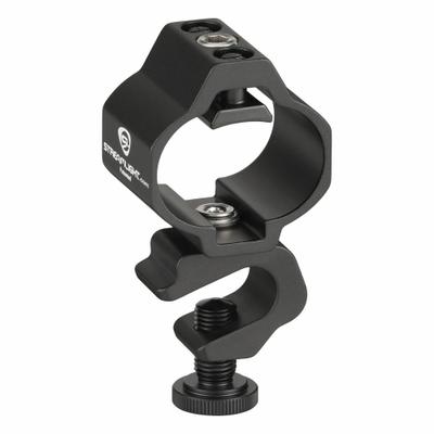 STREAMLIGHT Mount: Aluminum, Black, For Streamlight Flashlights - Helmet & Head Mounts