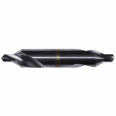 KEO Center Drill: Plain Type, #2/0, 60°, 1 1/4 in Overall Lg - Plain-Tip Center Drills