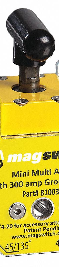 MAGSWITCH Welding Angle: 45°_60°_90°_120°, 150 lb Max Pull (MPN 8100351). Key specifications — Brand: MAGSWITCH; Manufacturer Part Number: 8100351.