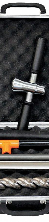 AMS Soil Fertility Kit: 1 in Overall Dia, Threaded (MPN 424.36). Key specifications — Connection Type: Threaded; Includes: Small Equipment Case; Brand: AMS.