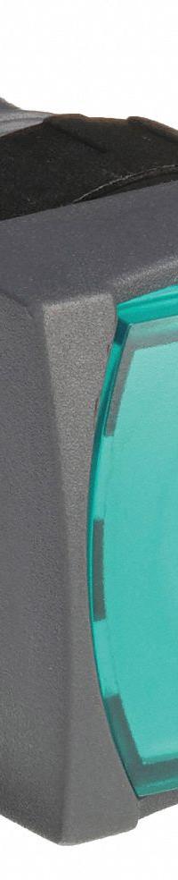 SCHNEIDER Flush Push Button: Green, 16 mm Mounting Size, Non-Metallic, Momentary (MPN ZB6CW3). Key specifications — Brand: SCHNEIDER; Action: Momentary; Series: XB6; Push Button Material Type: Non-Metallic.