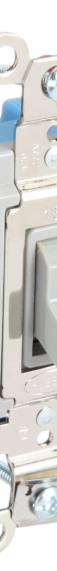 BRYANT Wall Switch: Toggle Switch, 4-Way, Maintained, Gray, 120/277V AC, 15 A (MPN 4804GRY). Key specifications — Illuminated: No; Voltage Rating: 120/277V AC.