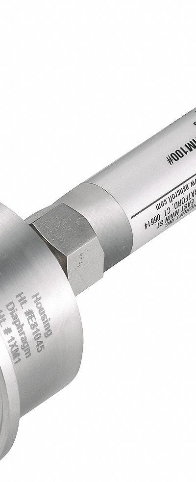 ASHCROFT Sanitary Pressure Transmitter: 1 1/2 in Triclamp - Sanitary Pressure Transmitters with 4-Pin Mini-DIN Connector