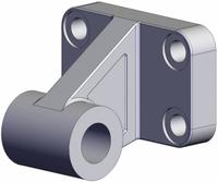 SMC Mounting Bracket: Clevis/Pivot Bracket, Fits 40 mm Bore Dia, 54 mm Overall Lg, E5040. Key specifications — attr947461: E5040; attr991689: Mounting Bracket; attr947484: SMC.