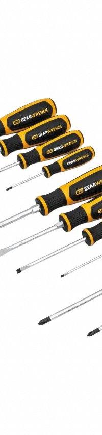 GEARWRENCH Screwdriver Sets: 1-10 Pieces, 10 Pieces, Phillips/Slotted Tip, 13 in Overall Lg, Tray (MPN 80060H). Key specifications — attr1205274: GEARWRENCH; attr1205269: 3/16 in.