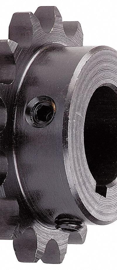 TSUBAKI Single Strand Sprocket: 60 - Size 60 Fixed-Bore Roller Chain Sprockets