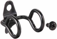 APPROVED VENDOR Double Ring Tool Holder: 1/4 in Peg Hole, For 1 in Pegboard Hole Spacing, 10 PK (MPN 5TPH6). Key specifications — attr37722: Black; attr37730: Screw-In; attr37731: Surface; attr62029: Double Ring Toolholder; attr37721: APPROVED VENDOR.