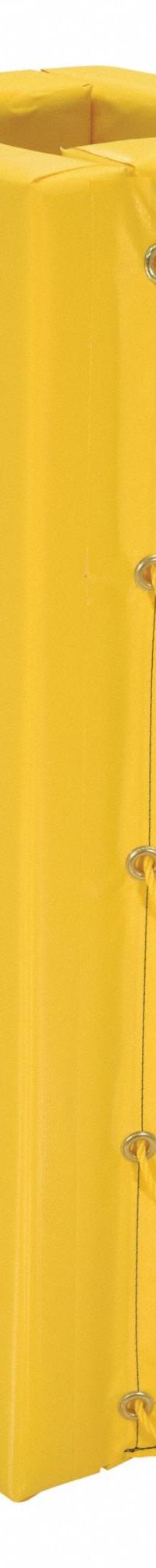 APPROVED VENDOR Column Protector: 4 in, 4 in, 4 in, 4 in, Square, 4 in Compatible Column Dia, Vinyl (MPN V-PAD-S-34-Y). Key specifications — Color: Yellow; Maximum Compatible Column Length: 4 in; Minimum Compatible Column Length: 4 in; Brand: APPROVED VENDOR; Material: Vinyl.