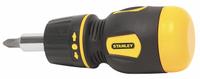 STANLEY Multi-Bit Screwdriver: Phillips/Slotted Tip, #1/1/4 in/1/8 in/#2/3/16 in Tip Size, 6 Tips (MPN 66-358). Key specifications — attr1205339: Phillips: #1 + #2; attr1205303: STANLEY.