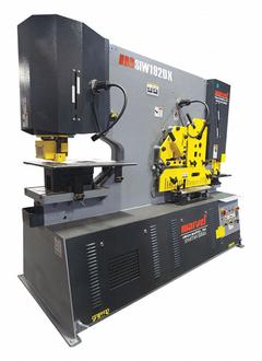 MARVEL Ironworker: 230V AC /Three-Phase, 5 Stations, 192 Tonf Hydraulic Force, 42 A Current (MPN MSIW192DX). Key specifications — attr69797: Punch; attr66073: MSIW192DX; attr66076: MARVEL.