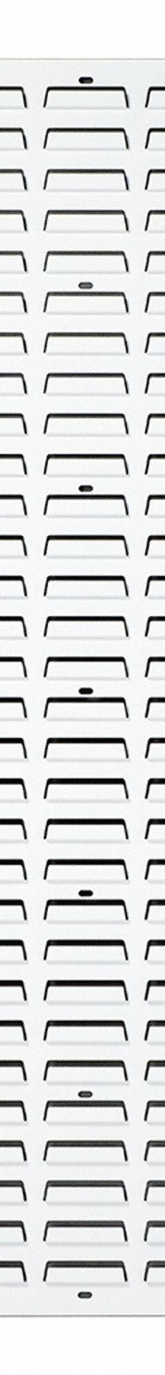 DIAMOND STORAGE SOLUTIONS Louvered Panel: 61 in x 36 in x 7/16 in, 1 Sides, 0 Bins, White (MPN LP-3661-WHI-2). Key specifications — attr38851: White; attr38864: Powder Coated; attr38845: DIAMOND STORAGE SOLUTIONS.