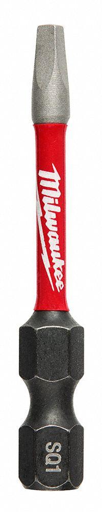 MILWAUKEE Power Bit: Power Bit, Imperial, #1 Bit Size, S1 Bit Industry Size, Std, 2 in Overall Lg (MPN 48-32-4471). Key specifications — attr1119721: Standard; attr1119722: MILWAUKEE; attr1119715: Alloy Steel; attr1119719: Hex; attr1202622: #1.
