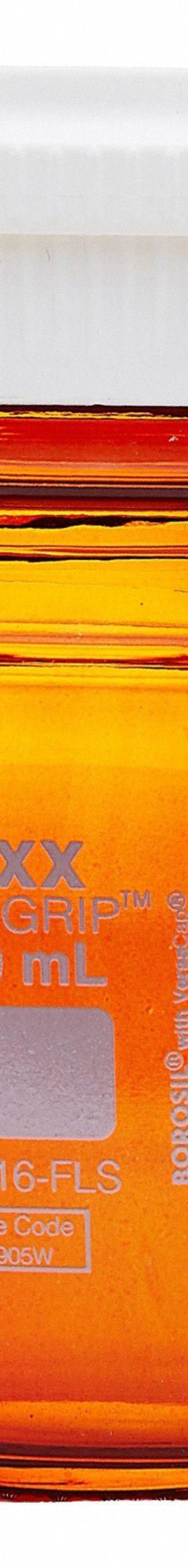 FOXX LIFE SCIENCES Glass Media, BOD, & Specialty Lab Bottles - Glass Lab Media Bottles: 250 mL, GL45 (MPN 1519021-FLS). Key specifications — Closure Type: Screw-On; Mouth Size: Wide; Screw Closure Size: GL45; Brand: FOXX LIFE SCIENCES; Body Color: Amber.