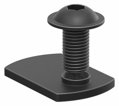 80/20 Bolt Assembly: 5/16" -18 Size, 1/2 in Thread Lg, Flanged Button Head Socket Cap - Slide-In T-Nuts