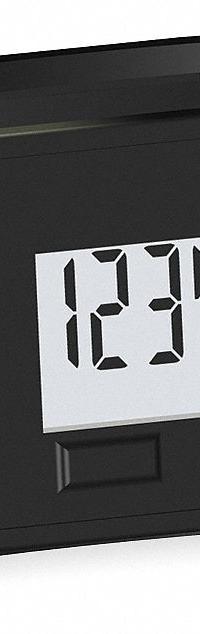 TRUMETER Electronic Counter: Digital Counters, Front Panel Mounting, 1 1/8 in x 2 in, High Contrast (MPN 6300-0500-0000). Key specifications — Features: Reflective Display with Seven Icons, Three Redi-Alerts, and Switch (dry Contact); Mounting Style: Panel; Standards: RoHS; NEMA Enclosure Rating: 12; Display Features: High Contrast; Brand: TRUMETER; Manufacturer Part Number: 6300-0500-0000.