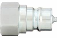 PARKER Hydraulic Quick Connect Hose Coupling: 1/2 in Coupling Size, Steel, 45.42 lpm Max. Flow Rate (MPN 6602-12-10). Key specifications — Body Material: Steel; Thread Size: 3/4"-14; Brand: PARKER.