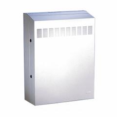 HUBBELL PREMISE WIRING Commercial Cabinet: 2 Rack Units, 32 1/4 in x 24 1/4 in x 7 in, Wall Mount (MPN RE2). Key specifications — Brand: HUBBELL PREMISE WIRING; Material: Steel; Features_Broad: REBOX Series; Remote Equipment Cabinet.