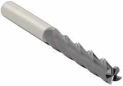 WIDIA HANITA Square End Mill: Carbide, TiAlN Coated, 4 Flute, 5/8" Mill Dia, 4" LOC, 7" OAL (MPN I4S0625T400X)