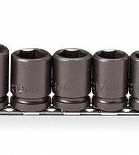 PROTO Impact Socket Set: 1/2 in Drive Size, Small Set (0-50 pieces) Set Size, 15 Pieces, Black Oxide (MPN J74204). Key specifications — attr1204251: PROTO; attr1215453: 1/2 in; attr1215454: 10 mm to 24 mm.