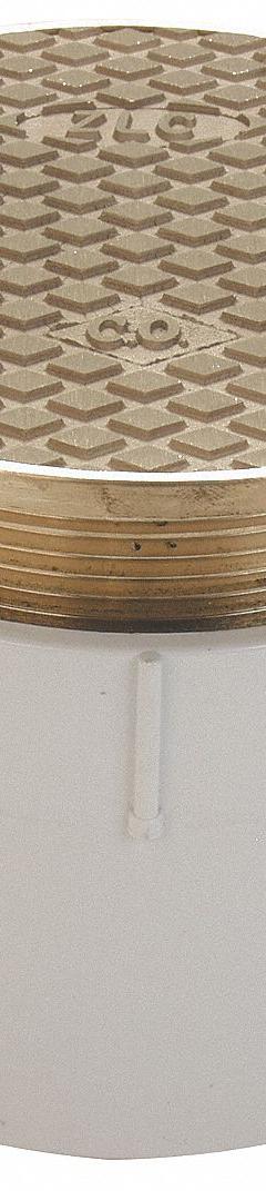 ZURN Adjustable Floor Cleanout: 2 in Overall Dia, Gray (MPN CO2450-PV2). Key specifications — Color: Gray; Brand: ZURN.