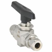 PARKER Manual Two-Way Ball Valve: 1/2 in, 316 Stainless Steel, Straight, Sweat x Sweat, Three-Piece (MPN 8A-B8LJ2-SSP). Key specifications — Brand: PARKER; Handle: Lever.