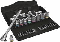 WERA Socket Wrench Set: 3/8 in Drive, 29 Piece, 6-Point, SAE, 1/4 in to 3/4 in (MPN 05004051001). Key specifications — attr1224269: 3/8 in; attr1204638: Drive Tools Included; attr1227399: Zyklop; attr1204650: 1/4 in to 3/4 in; attr1204658: 16 Bits; attr1204673: Socket Bits Not Included; attr1204681: Wrenches Not Included; attr1204688: WERA.
