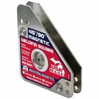 MAG-MATE Magnetic Welding Square: 45°_90°, 75 lb Max Pull, 5/16 in Center Hole Dia, Steel (MPN WS400AX3). Key specifications — Brand: MAG-MATE; Manufacturer Part Number: WS400AX3.