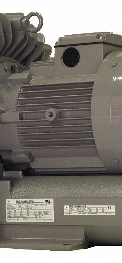 FUJI ELECTRIC Regenerative Blower: 6.7 hp - 1-Stage Regenerative Blowers