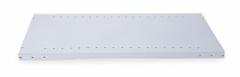 HALLOWELL Shelf: 36 in Overall Wd, 24 in Overall Dp, Solid Shelf, 18 ga, Light Gray, 5 PK (MPN 5139-3624-5PL). Key specifications — attr37155: Light Gray; attr37156: Powder Coated; attr55828: (20) Clips; attr37160: Steel; attr33654: HALLOWELL.